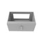 Castello Usa Alpine 30-inch Gray Vanity Base with Chrome Handle CB-MC-30G-CHR-VBO - alternate 3